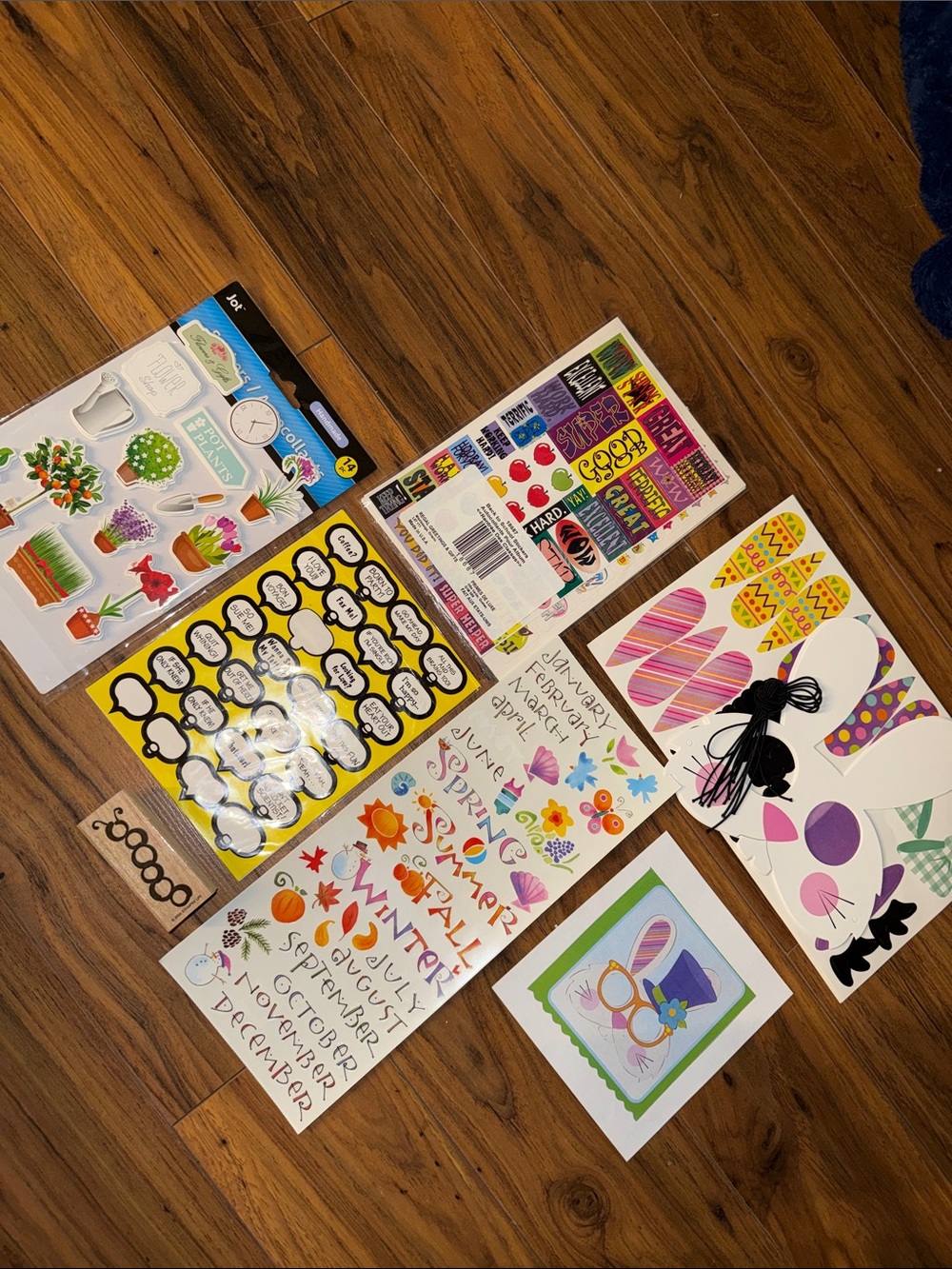 Bit age Y2K Blank Brand Colorful Assorted Party Sticker Pack - Multicolor